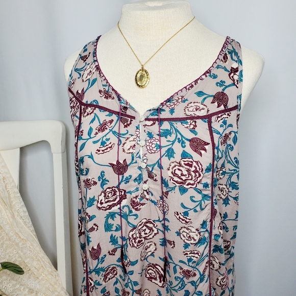 Gray Sun & Shadow Peasant Top - Sz S (EUC) - Picture 8 of 11